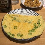 Taishuu Shokudou Tengu Dai Horu - 青唐のトロトロ卵炒め（ニラ玉ではない）