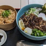 うどんば しん - 熟成但馬牛炙り肉ぶっかけうどんセット