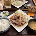 230253903 - 豚肉生姜焼き 1,160円＋ご飯セット 330円