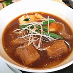 中国レストラン 雪園 - 牛すじ肉の四川スープ煮