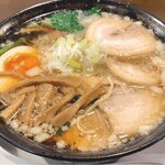 らーめん 醤家 - こってりチャーシューワンタン麺　味玉サービス