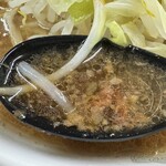 ラーメン二郎 - バリ旨スープ