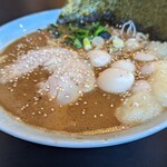 横浜家系ラーメン 魂心家 - 黒胡椒味噌らーめん アップ(2024年1月5日)