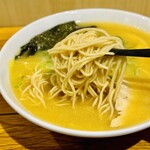 濃厚鶏塩白湯ラーメン ほったて小屋 - 鶏白湯