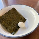 大井商店マックス - 取り分け用どんぶり　海苔、うずらサービス