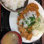 阿南酒場　情熱ホルモン - おろしチキンカツ定食