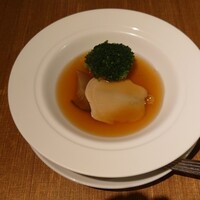 中国薬膳料理 星福 - ふくろ茸入り鮑のオイスターソース煮