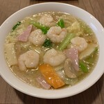 Nikonikotei - 蝦仁湯麺（小エビ入りラーメン）