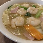 Nikonikotei - 蝦仁湯麺（小エビ入りラーメン）