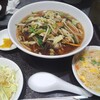餃子の王様 龍吟 - サンマー麺と半チャーハン