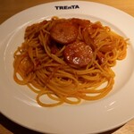 トレンタ - ナポリタン(ピーマン、粉チーズなし)