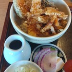 Sobakiri Kikkousou - 上ミニ野菜天丼と漬物
