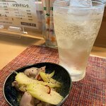 池田のむすめ - 料理写真:角ハイとズリとセロリ