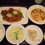 鳳鳴春 - 酢豚セット(\1470)