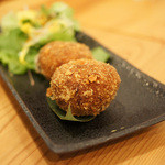 土と青 - カニみそクリームコロッケ