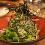 土と青 - 生海苔の磯ポテトサラダ