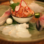 土と青 - 刺盛り