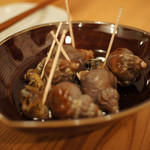 土と青 - 磯つぶ貝の煮付け