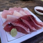 川かみ鮮魚 魚坊 - 沖縄県産刺身3種