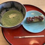 五建 ういろ - お抹茶セット