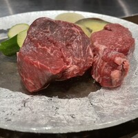 大阪鉄板焼き 神戸牛 TATARA - いい色ですね