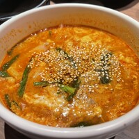 焼肉ダイニング MEGUMI 本店 - ユッケジャンスープ