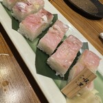 Yakichi - のど黒　押し寿司