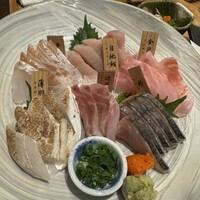 八吉 新橋店 - お造り六品盛り