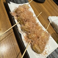 八吉 新橋店 - 子持昆布の串揚げ