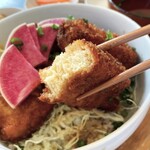 kitchen soya - 凍り豆腐のカツ丼1