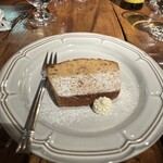 月島スペインクラブ - デザートのパウンドケーキ、しっとりで美味しかったーー