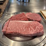 鉄板焼ステーキ 一ッ葉ミヤチク - なかなかの絶景。