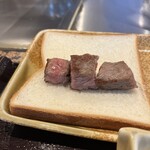 鉄板焼ステーキ 一ッ葉ミヤチク - ヒレ、第1回目