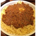 Obo cafe - ミートソース特盛
      2013.12.11