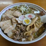 喜多方ラーメン 天高盛 - ラーメン大盛