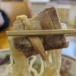 喜多方ラーメン 天高盛 - チャーシューの塩気が麺に合う