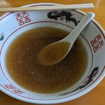 喜多方ラーメン 天高盛 - ラーメン大盛　ごちそうさまでした