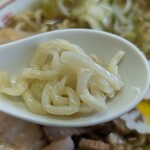 喜多方ラーメン 天高盛 - 曽我製麺の中太麺