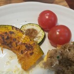 キッチン ブルー グローブ - 残りの野菜