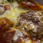 レストラン&バー カマアイナ - ある日のランチ、伊豆牛のハンバーグ
            