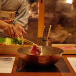 北新地しゃぶしゃぶすき焼き きらく - 