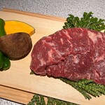 ステーキハウス 森吉 森のテラス - 赤石肉ステーキ200g