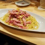 カジュアルフレンチBar 7FUKU - ペペロンチーノ(ベーコンバージョン)