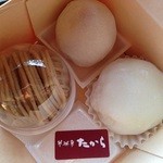 夢菓房たから - モンブラン大福＆苺大福＆ラフランス大福