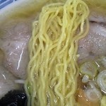 Kizzu - 塩ラーメン(TPチャーシュー)　麺アップ