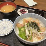 Ichiba Shokudou - 白身魚の漬け丼（¥980）