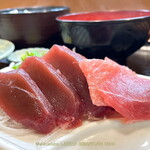 ゆず - マグロ刺し 赤身と中トロの相盛り 2024.1.6 