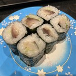 Mawaru Toyamawan Sushi Tama - ねぎさば275円