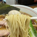 Ra men mu - ツルパツ食感、三河屋製麺の細ストレート麺