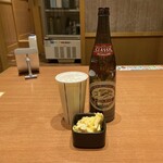 Uotami - 瓶ビール&付出し